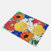 Kleurrijk ontwerp van Floral Hand Paint Girly Deurmat (Schuin)