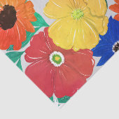 Kleurrijk ontwerp van Floral Hand Paint Girly Tissuepapier (Detail)