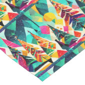 Kleurrijk ontwerp van kerstbomen korte tafelloper (Hoek)