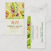 Kleurrijk ontwerp van kunst-Deco Visitekaartje (Voorkant / Achterkant)