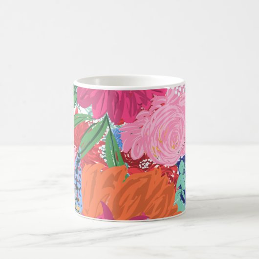  kleurrijk ontwerp voor grote vloeren met handmati koffiemok (Center)