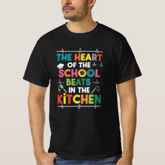 Kleurrijk ontwerp voor schoolkok en chef-kok t-shirt