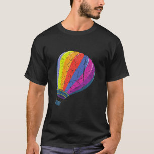 Kleurrijk ontwerp voor warme luchtballon, kool Ba T-shirt