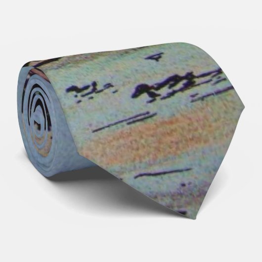 kleurrijk ontwerp voor waterverf stropdas (Opgerold)