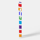 Kleurrijk, op maat gescheurd papiereffect Case-Mate iPhone case (Achterkant / Links)