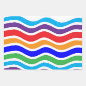 Kleurrijk, op maat gescheurd papiereffect inpakpapier vel (Voorkant 2)