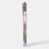 Kleurrijk opaal en vloeibaar goud Case-Mate iPhone case (Achterkant / Links)