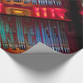 Kleurrijk orgel inpakpapier (Hoek)
