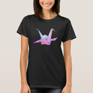Kleurrijk Origami Japanse Cultuur Papier Vouwen C T-shirt