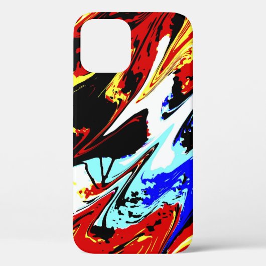 kleurrijk origineel Abstract; Case-Mate iPhone Case (Achterkant)