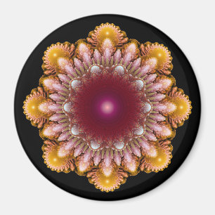 Kleurrijk ornament magneet
