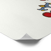 Kleurrijk Ornament Patroon Poster (Hoek)