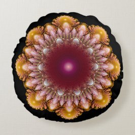 Kleurrijk ornament rond kussen