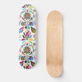 Kleurrijk Otomi Butterfly Vold Patroon Persoonlijk Skateboard (Voorkant)