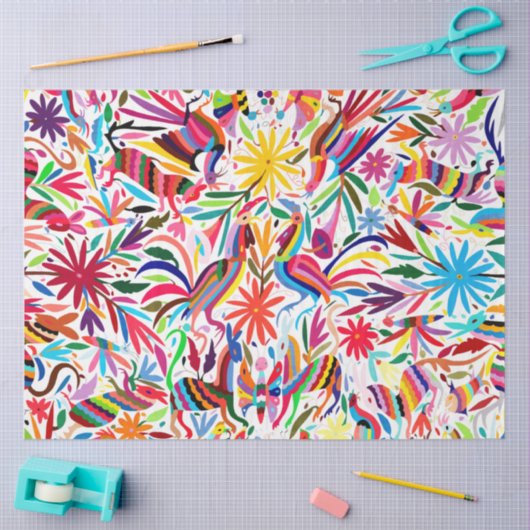 Kleurrijk Otomi-papier voor afdrukken Tissuepapier (Craft)