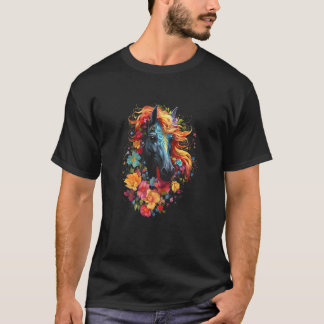 Kleurrijk Paard 3 T-shirt
