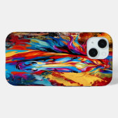 Kleurrijk Paard Abstract Mobiel Hoesje, Case-Mate iPhone Case (Achterkant (horizontaal))