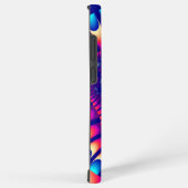 Kleurrijk Paars, roze en lichtblauw fractal Samsung Galaxy Hoesje (Rechterkant)