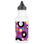 Kleurrijk Paars Waterfles (Rechts)