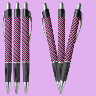 Kleurrijk Paarse strepenpatroon Pen