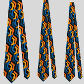 Kleurrijk Paarse strepenpatroon Stropdas