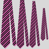 Kleurrijk Paarse strepenpatroon Stropdas