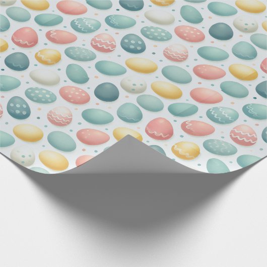 "Kleurrijk paaseieren inpakpapier (Hoek)