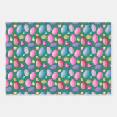 Kleurrijk paaseipatroon inpakpapier vel (Voorkant)