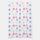 Kleurrijk paaseipatroon theedoek (Verticaal)