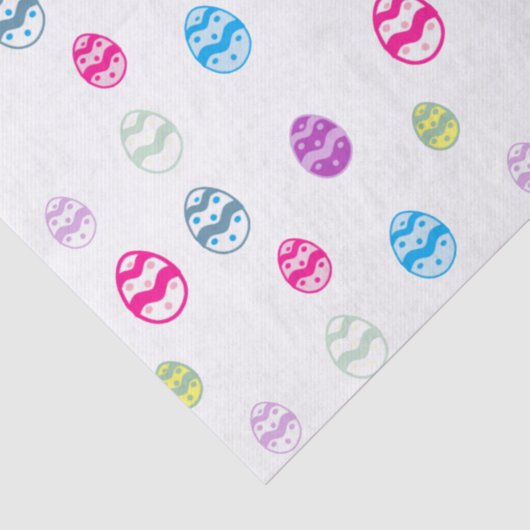 Kleurrijk paaseipatroon tissuepapier (Detail)
