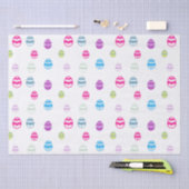 Kleurrijk paaseipatroon tissuepapier (Craft)