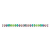 Kleurrijk paaslint grosgrain lint (Voorkant)