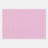 Kleurrijk paaspatroon papierbladen overvullen inpakpapier vel (Voorkant)