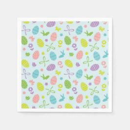 Kleurrijk paaspatroon | Papieren Servetten