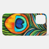 Kleurrijk pacock Firebird Feather Painting Case-Mate iPhone Case (Achterkant (horizontaal))