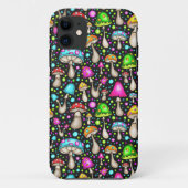 Kleurrijk paddenstoel naadloos patroon Case-Mate iPhone case (Achterkant)