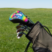 Kleurrijk paddenstoel naadloos patroon golfheadcover (Insitu)