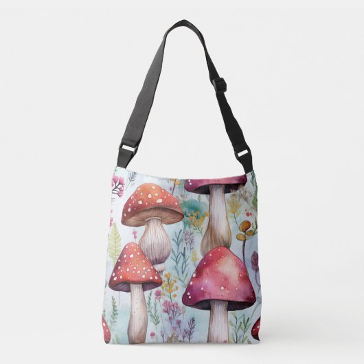 Kleurrijk paddenstoel Tas (Voorkant)