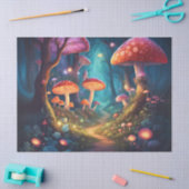 kleurrijk paddenstoelenbos tissuepapier (Craft)