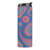 Kleurrijk paisley boho patroon mok ontwerp (Gedraaid links)
