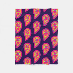 Kleurrijk Paisley Fleece Deken