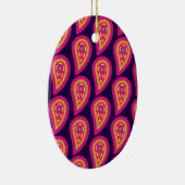 Kleurrijk Paisley Keramisch Ornament (Rechts)
