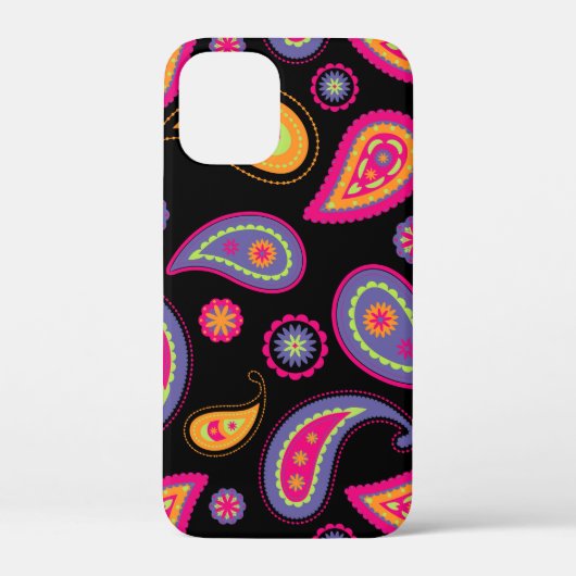 Kleurrijk Paisley naadloos patroon Case-Mate iPhone Case (Achterkant)