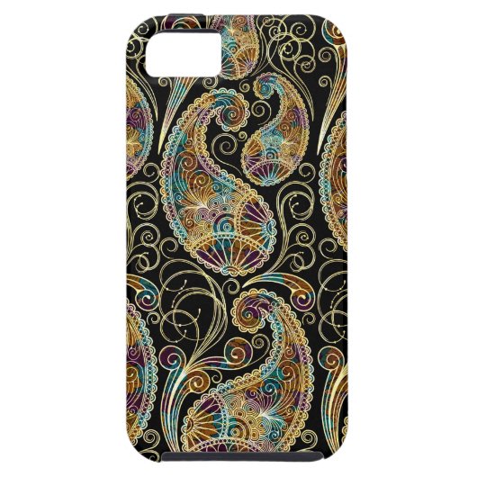 Kleurrijk   Paisley-ontwerp Case-Mate iPhone Case (Achterkant)