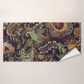 Kleurrijk Paisley-patroon. Etnische achtergrond Badhanddoek (Badhanddoek)