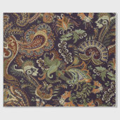 Kleurrijk Paisley-patroon. Etnische achtergrond Cadeaupapier (Vlak)
