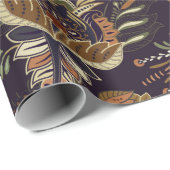 Kleurrijk Paisley-patroon. Etnische achtergrond Cadeaupapier (Rol Hoek)