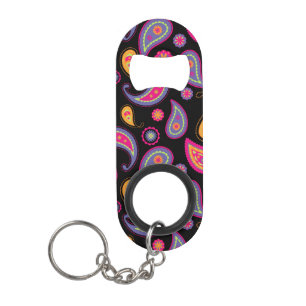 Kleurrijk paisley patroon mini flessenopener