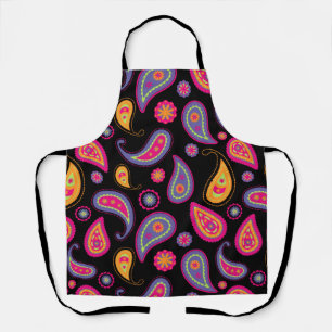 Kleurrijk paisley patroon schort