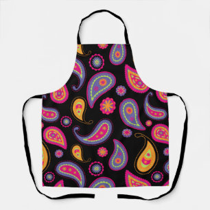 Kleurrijk paisley patroon schort